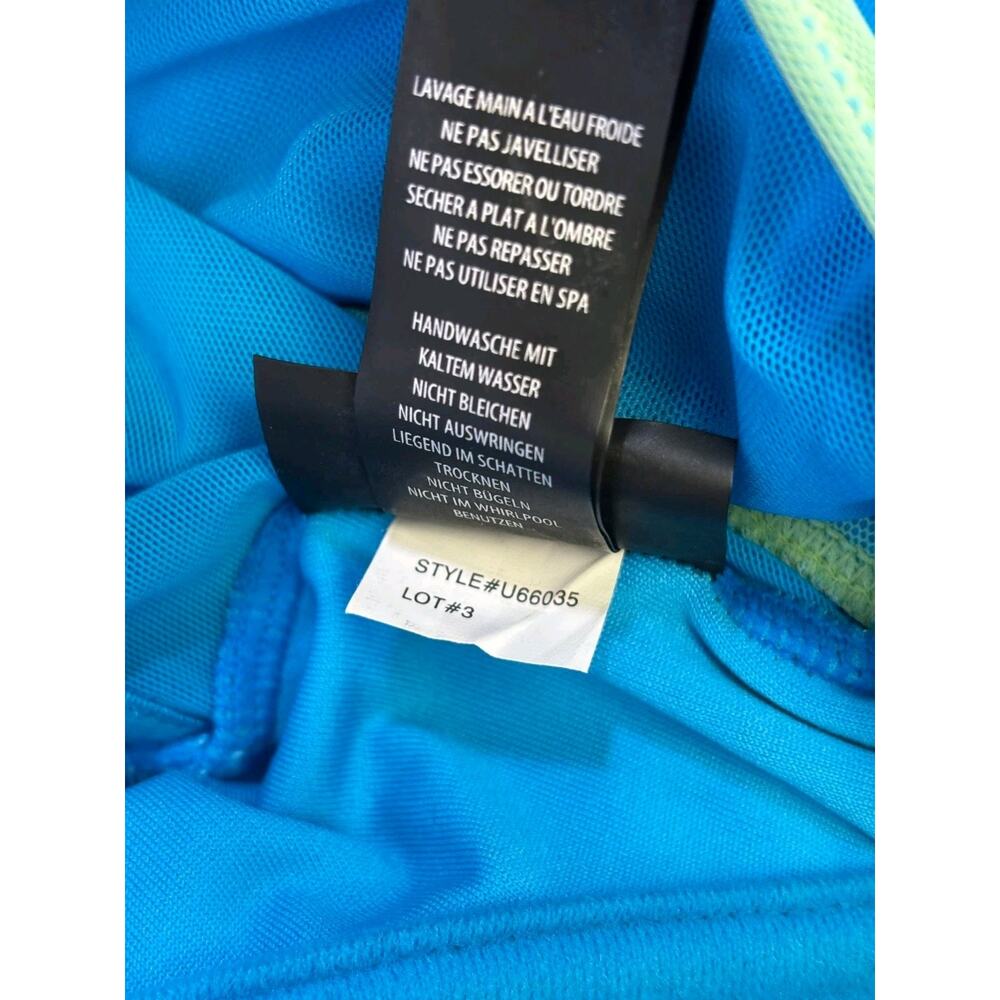 Coco Reef Bra Sized Ombre Blue & Green Flowy Tankini Swim Top Size 34D - Picture 5 of 8